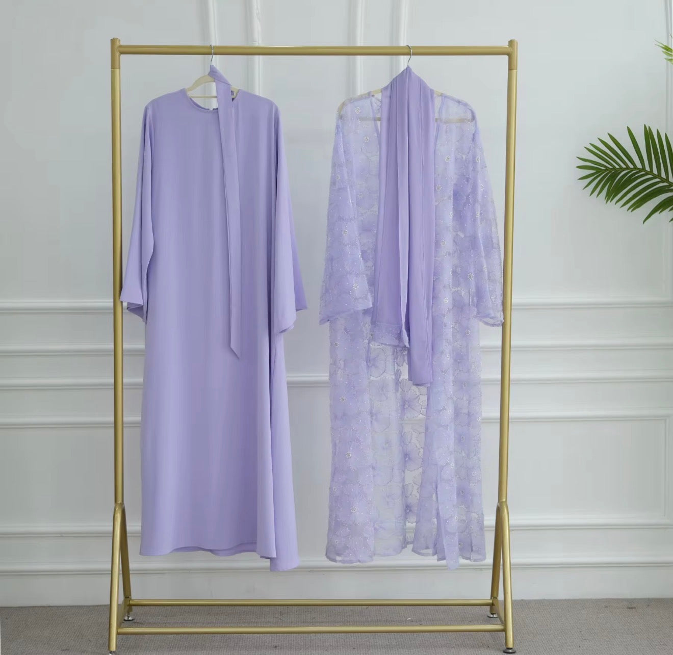 Luxury Floral Abaya