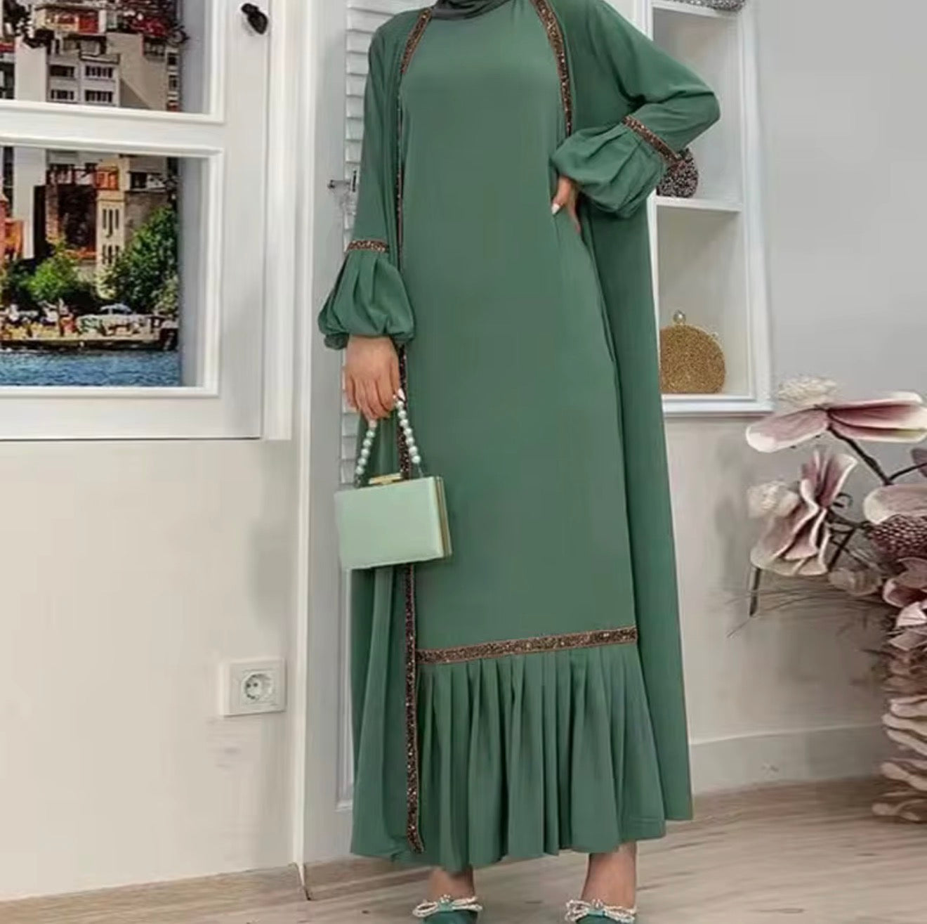 Eid Ruffle Abaya