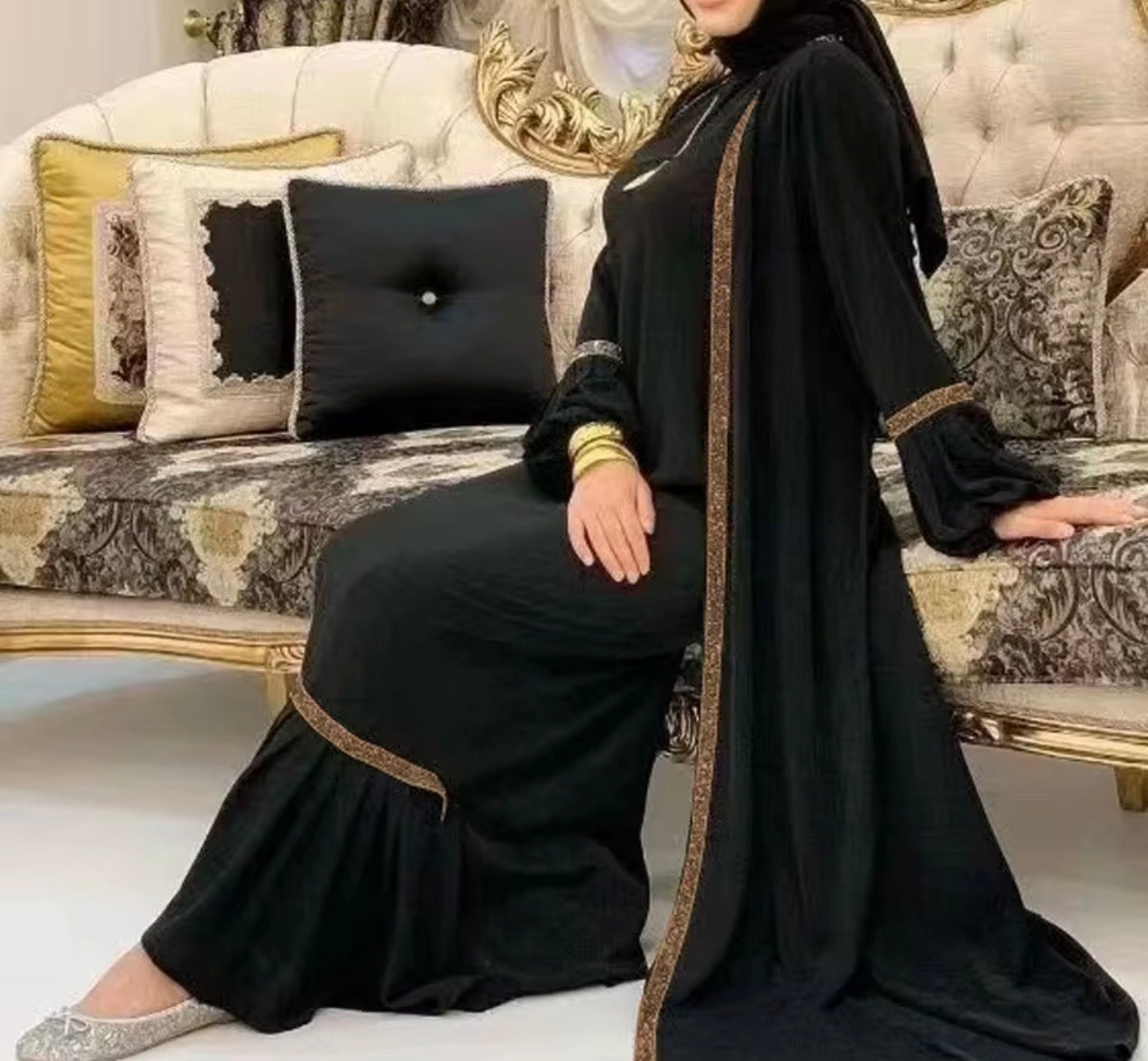 Eid Ruffle Abaya