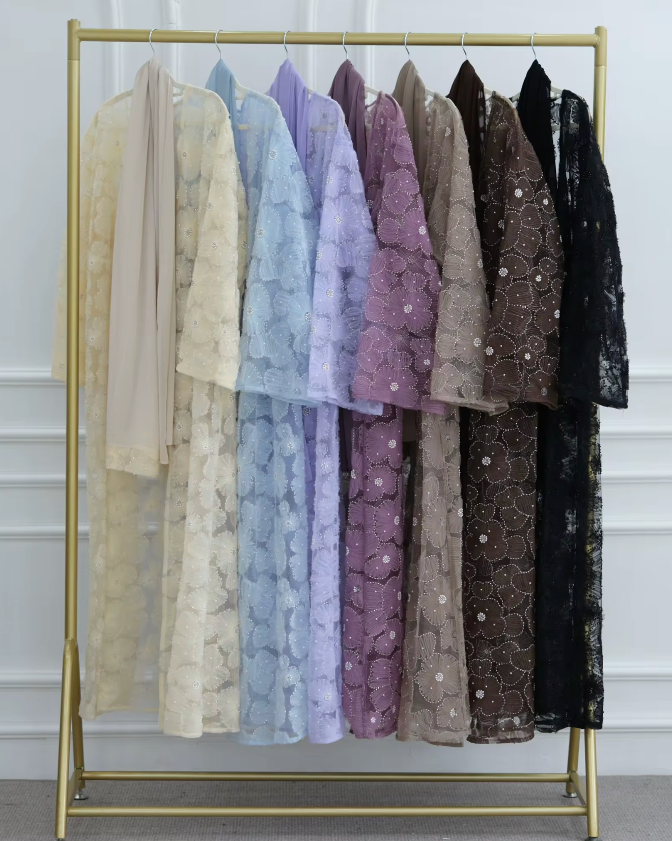 Luxury Floral Abaya